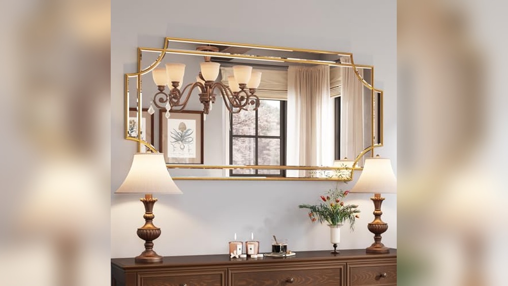 Art Deco Painted on a Mirror Wall Decor Amazon